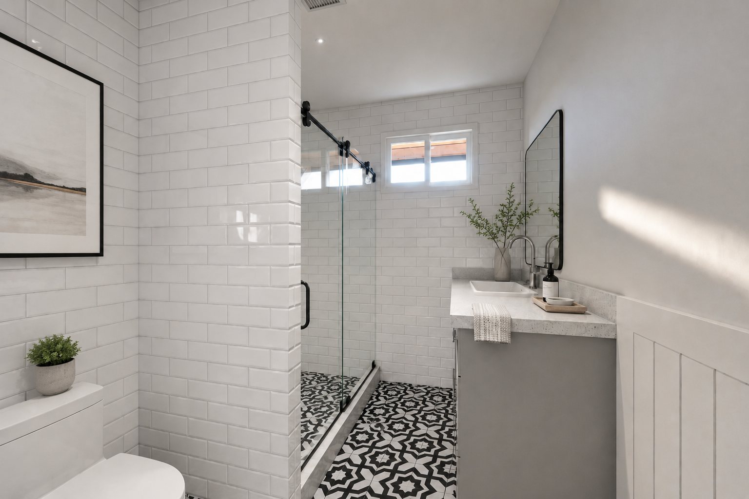 Bathroom rendering