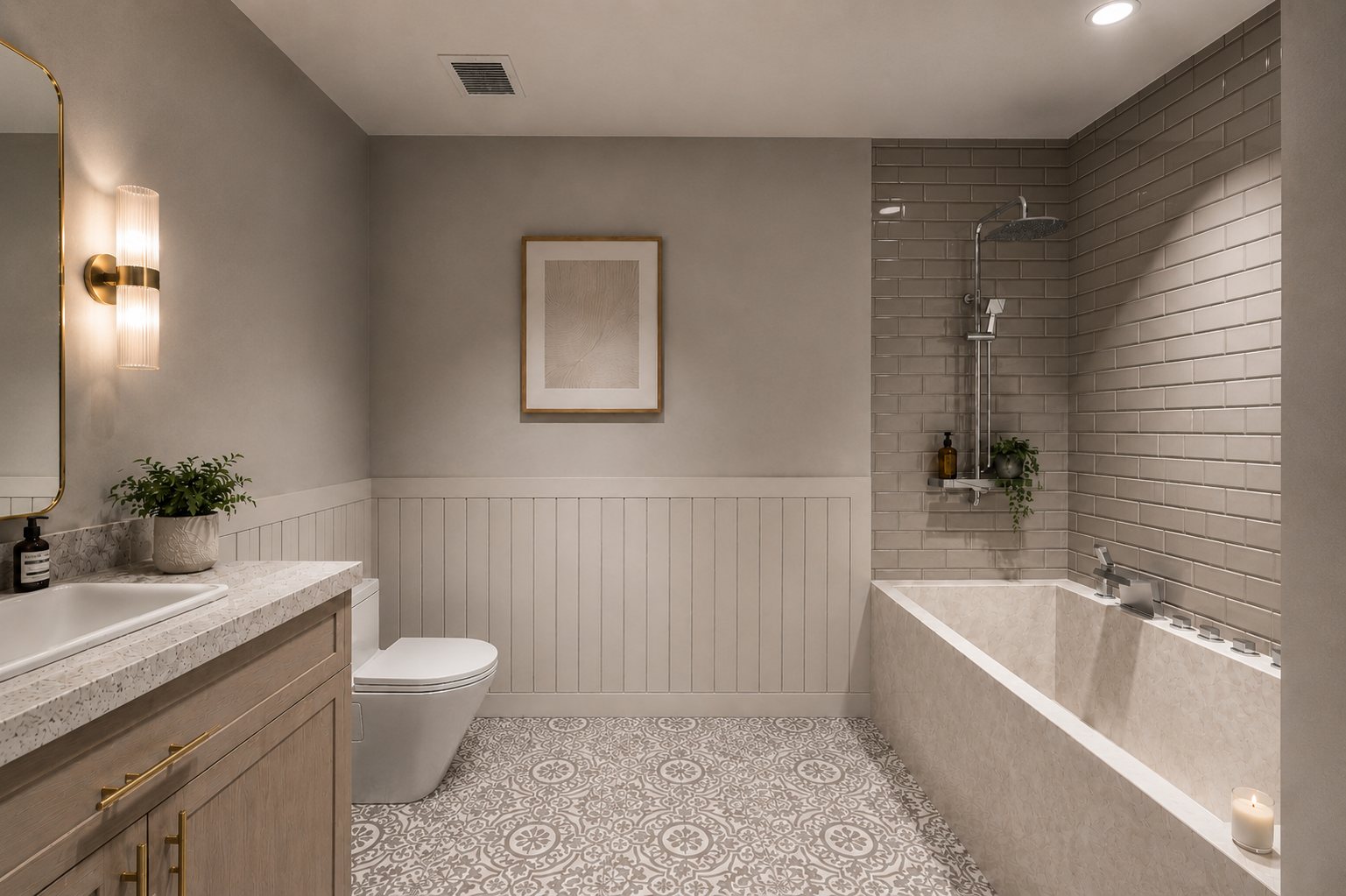 Bathroom rendering